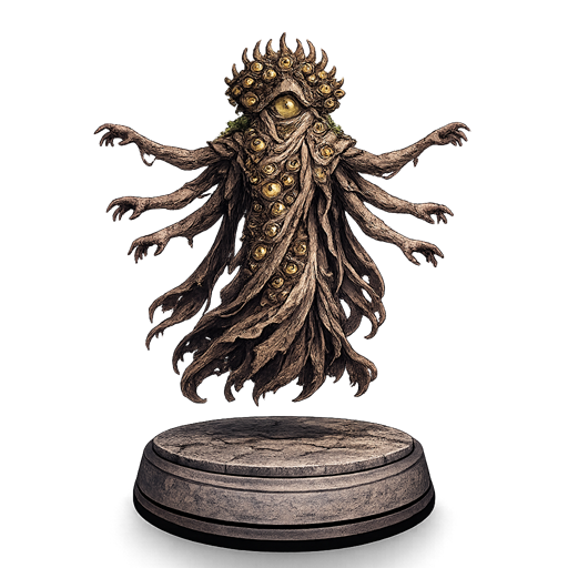 Figurine de l'oracle aux mille yeux